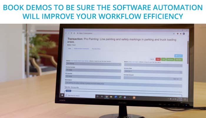 Book demos to be sure the software automation will improve your workflow efficiency.