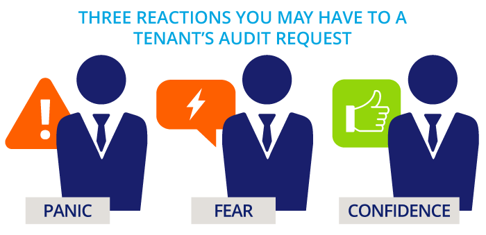 Three reactions you may have to a tenant's audit request.